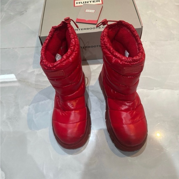 Hunter Vibrant Red Snow Boots - Picture 3 of 6
